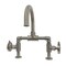 Kingston Brass Indstrl Style Wheel Handle Bridge Bathroom Faucet W/Pop-Up Drain, Nkl KS2178RX - alternate 1